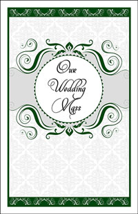 Wedding Program Cover Template 13C - Graphic 8